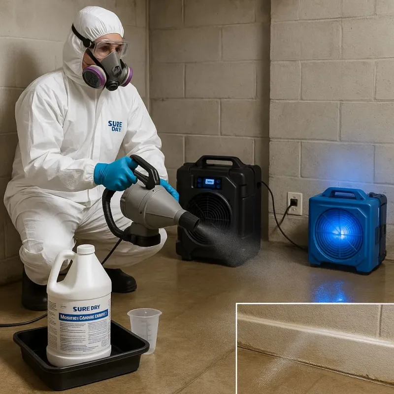 Sanitization and Odor Removal process in Blue Grass, IA